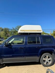 BraunAbility Chair Topper shown on top of vehicle