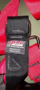 Doty belt pro model- Lift Assist Harness Label