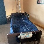 Fully Electric Hospital Bed with Ultra-Care Air Mattress and Pump all